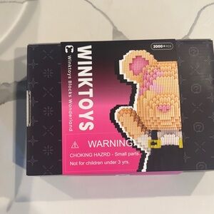 NIB Winktoys Bear Building Blocks Set